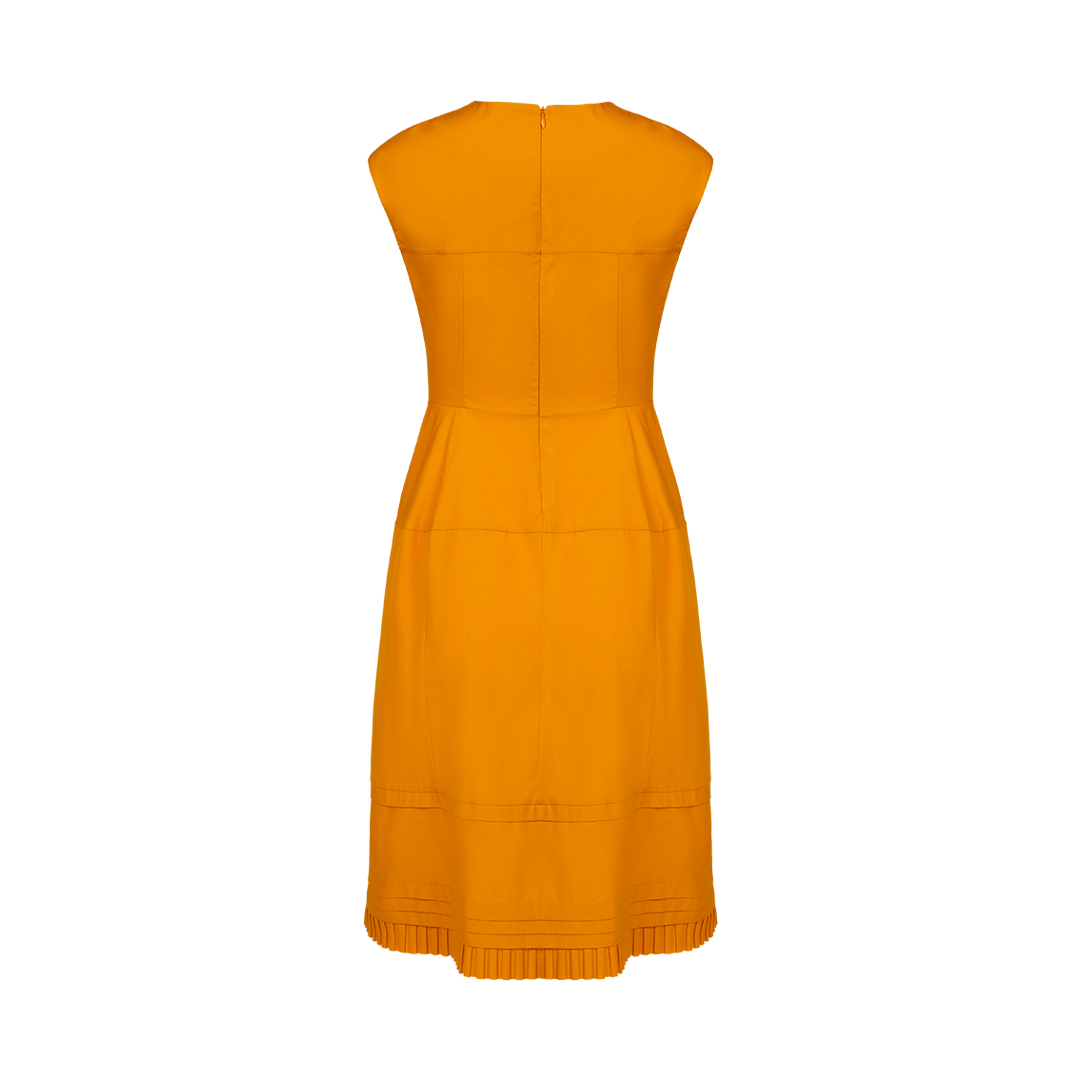 Flared Midi Dress | Back view of Flared Midi Dress MARNI