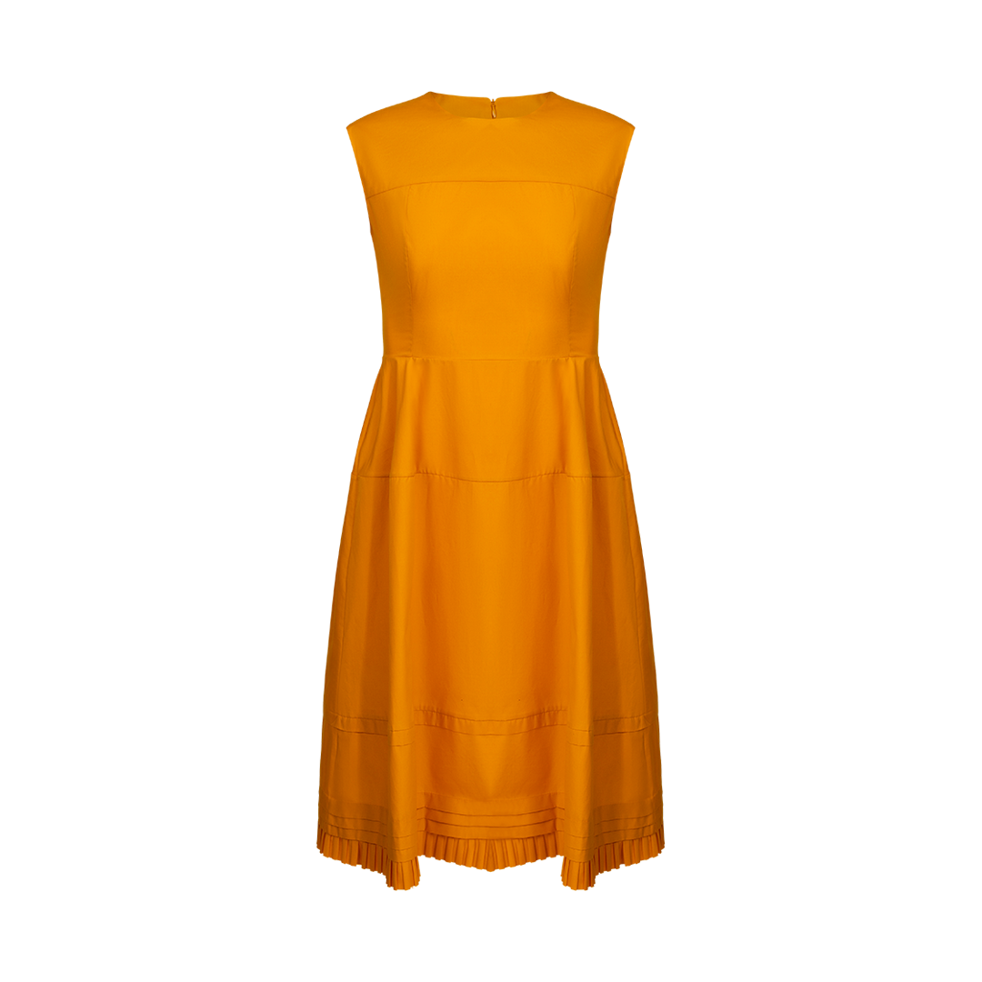 Flared Midi Dress | Front view of Flared Midi Dress MARNI