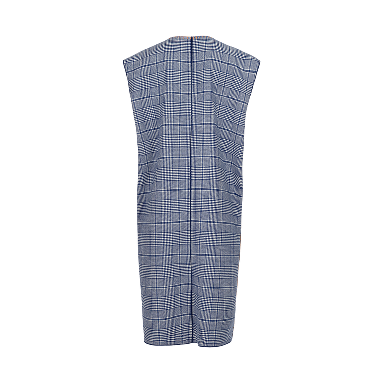 Checked Reversible Waistcoat | Back view of Checked Reversible Waistcoat MARNI