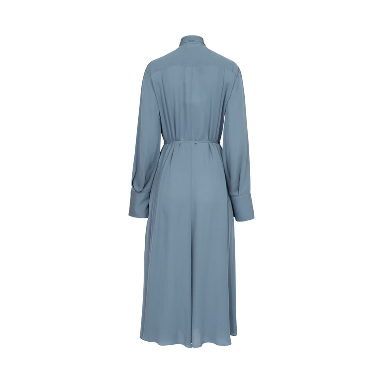 Joanna Silk Dress | Back view of Joanna Silk Dress HEIRLOME