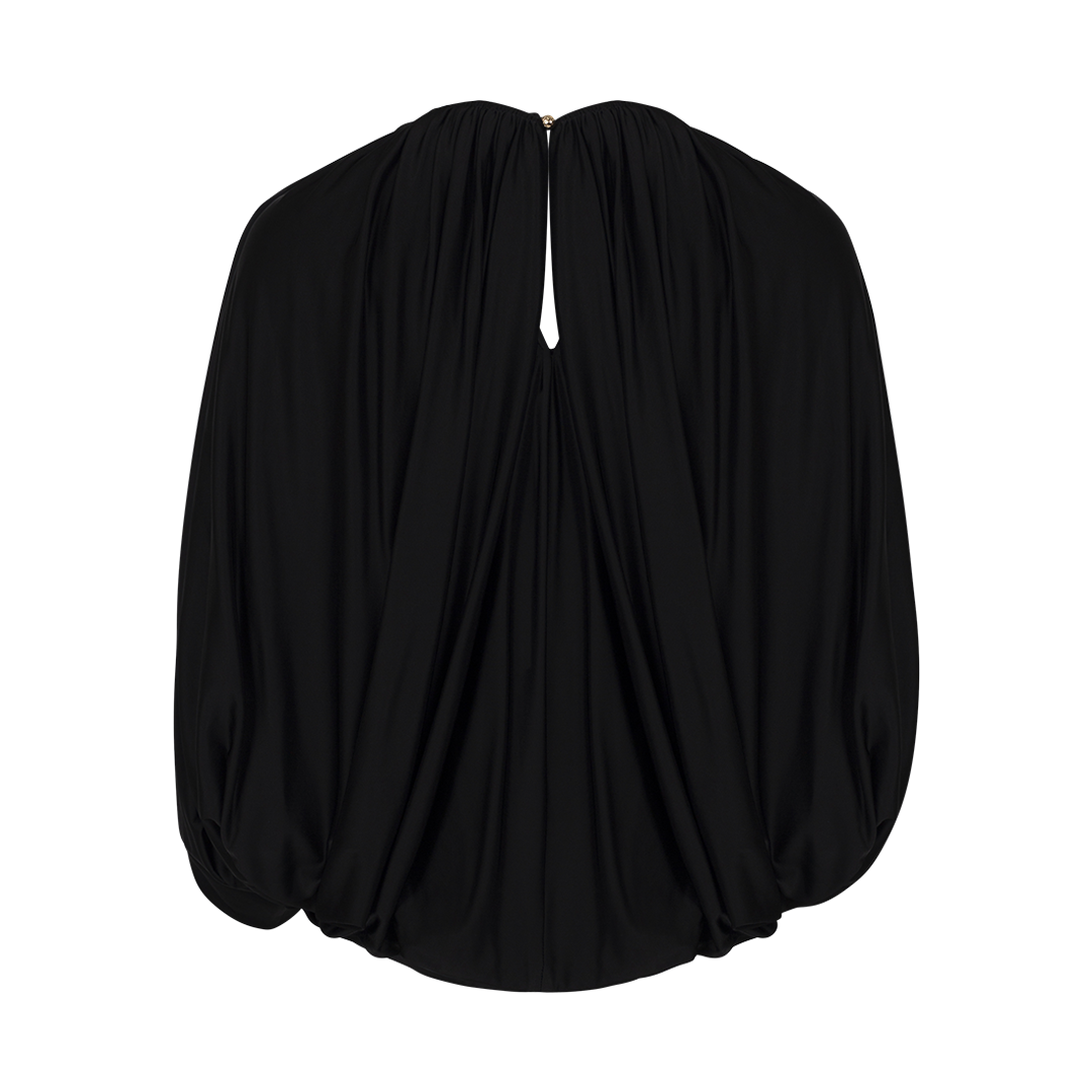 Draped Cape-Effect Top | Back view of Draped Cape-Effect Top RABANNE