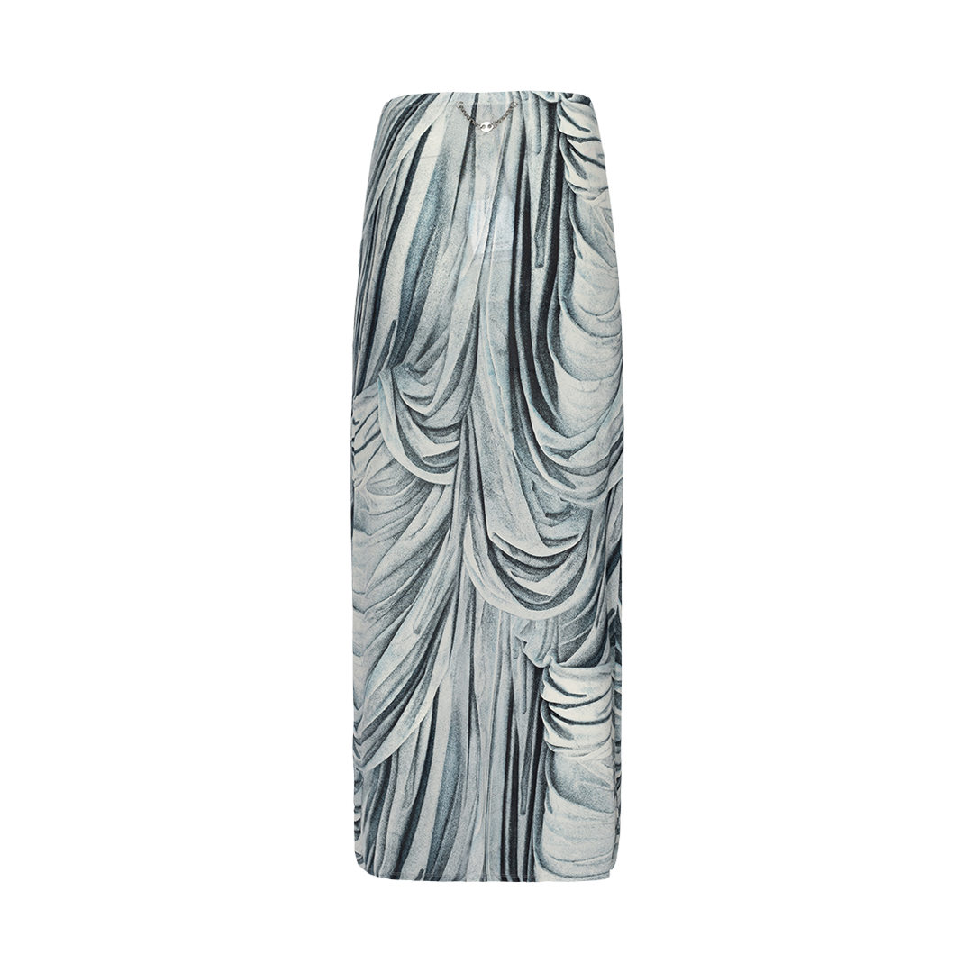 Second-Skin Maxi Skirt | Back view of Second-Skin Maxi Skirt RABANNE