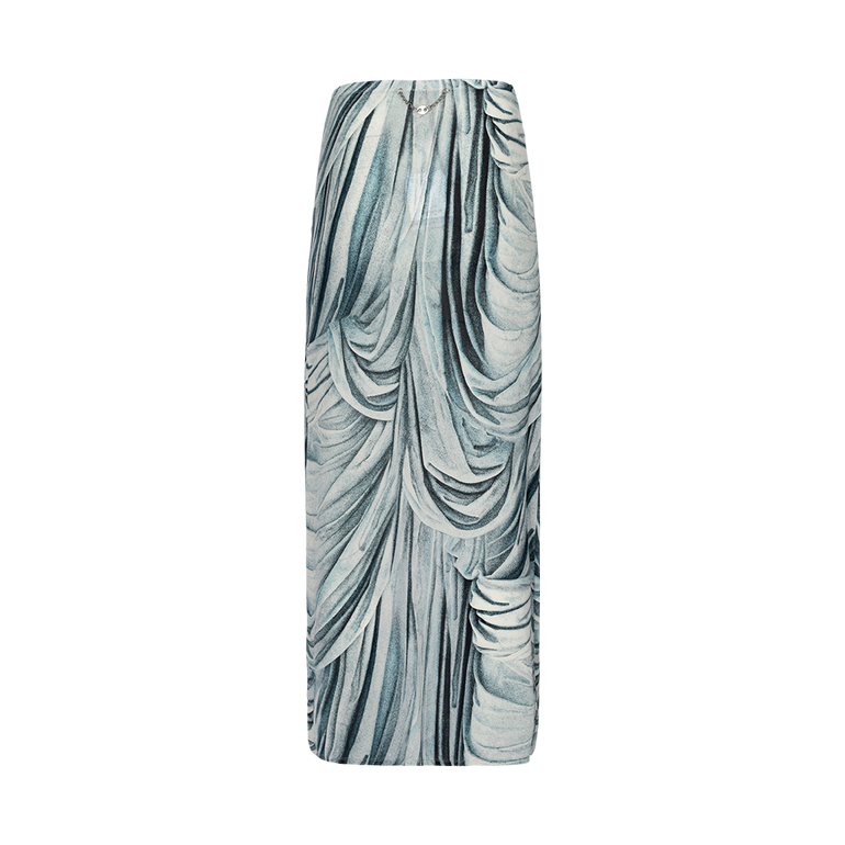 Second-Skin Maxi Skirt | Back view of Second-Skin Maxi Skirt RABANNE