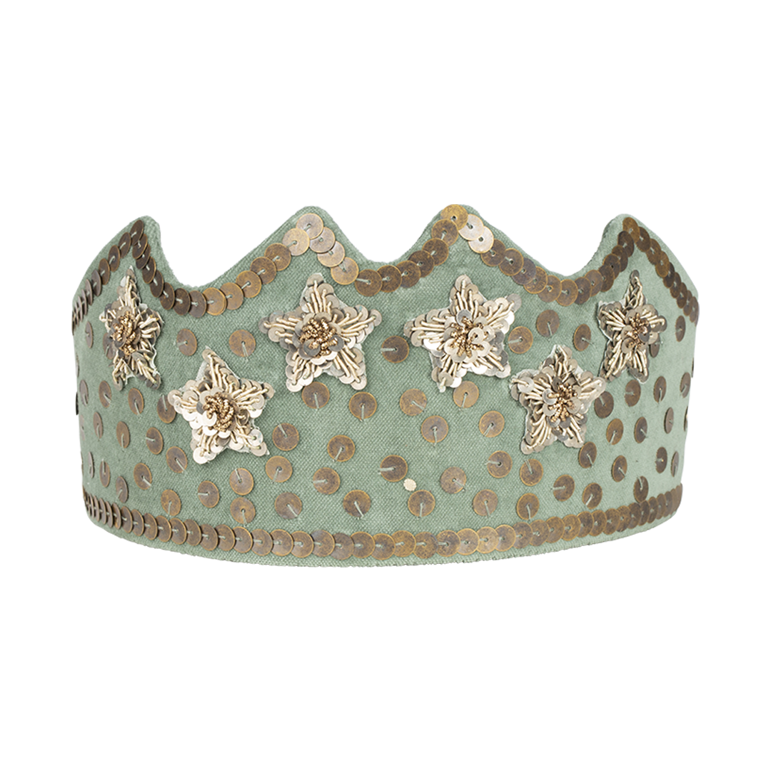 Velvet Sequined Crown