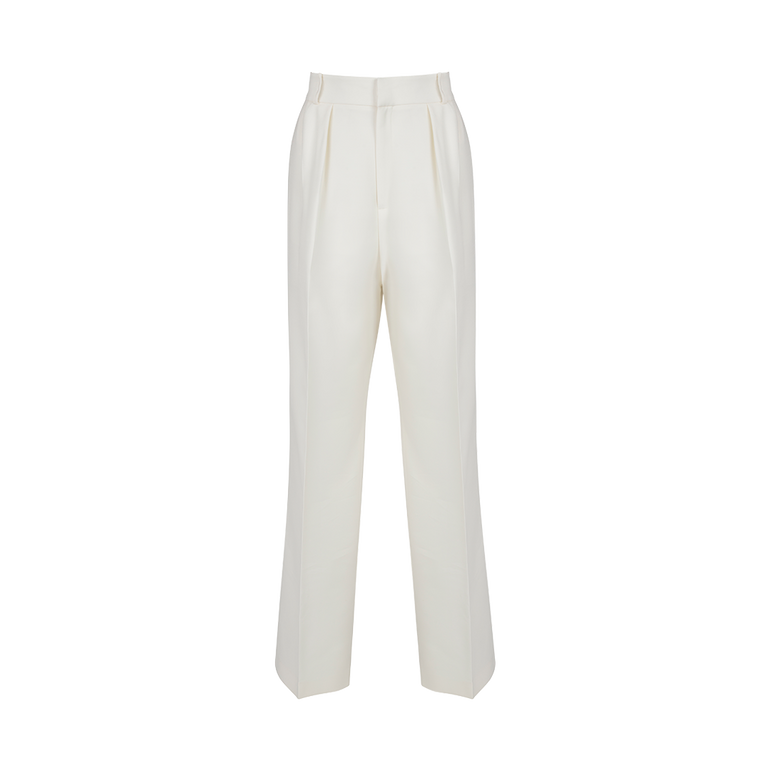 Pleated Tailored Trousers | Front view of Pleated Tailored Trousers DICE KAYEK