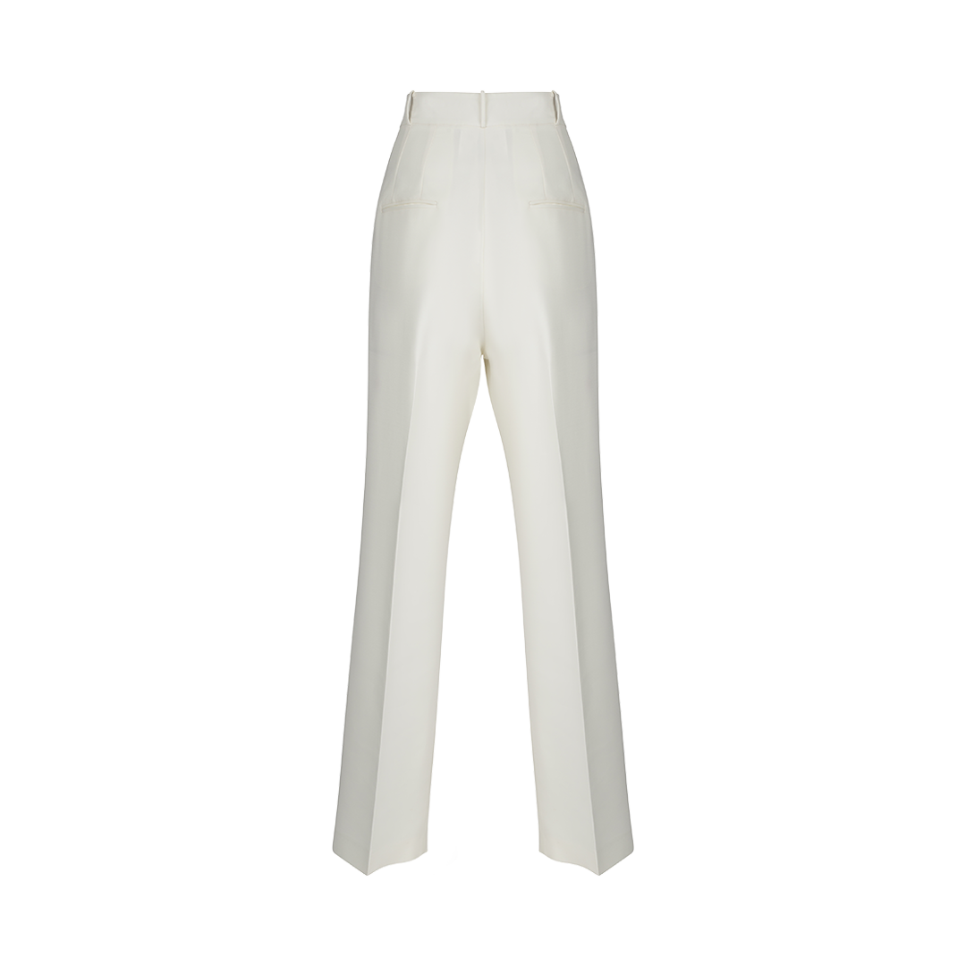 Pleated Tailored Trousers | Back view of Pleated Tailored Trousers DICE KAYEK