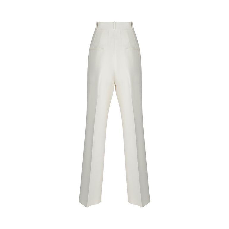 Pleated Tailored Trousers | Back view of Pleated Tailored Trousers DICE KAYEK