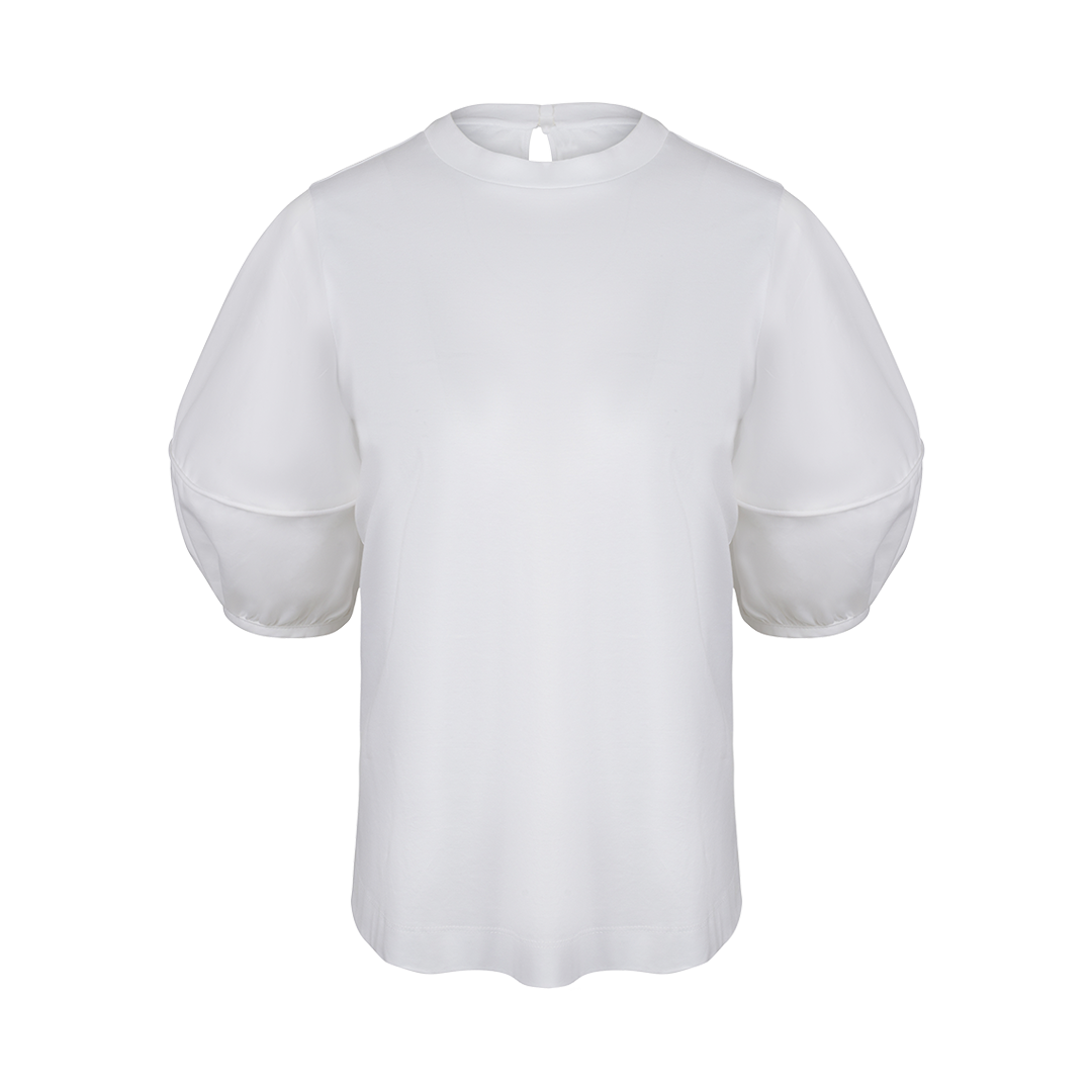 Balloon-Sleeve Shirt | Front view of Balloon-Sleeve Shirt DICE KAYEK