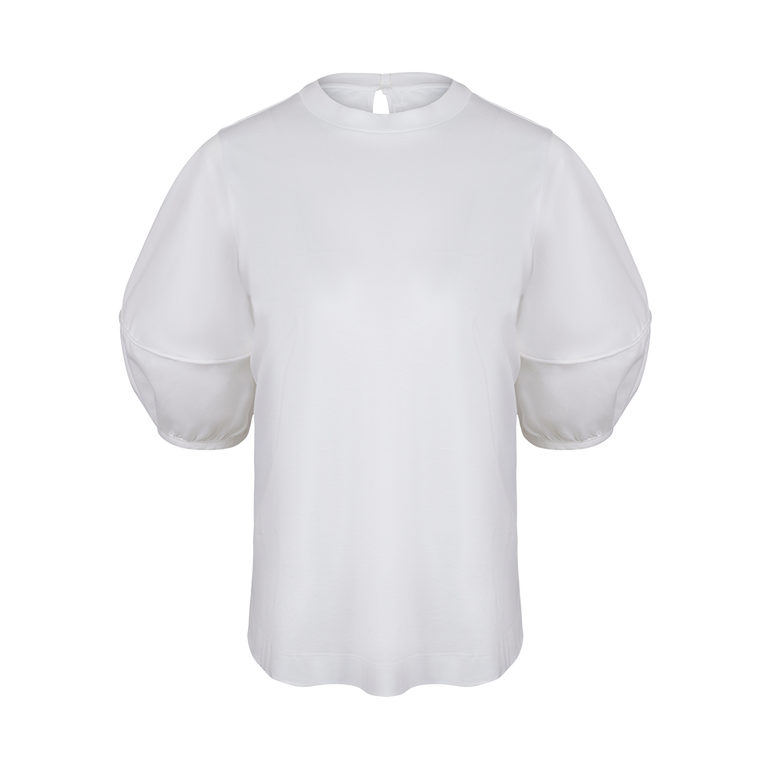 Balloon-Sleeve Shirt | Front view of Balloon-Sleeve Shirt DICE KAYEK