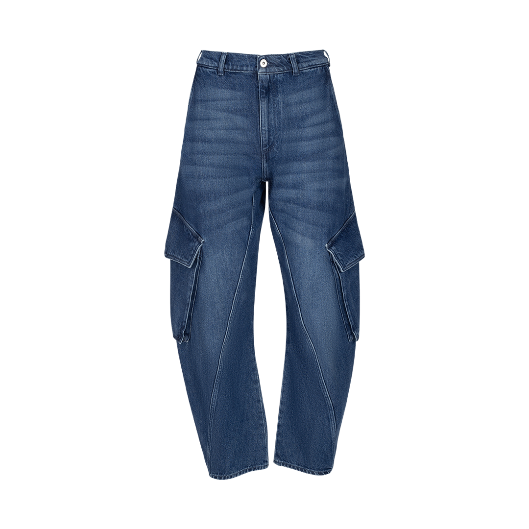 Twisted Cargo Jeans | Front view of Twisted Cargo Jeans JW ANDERSON