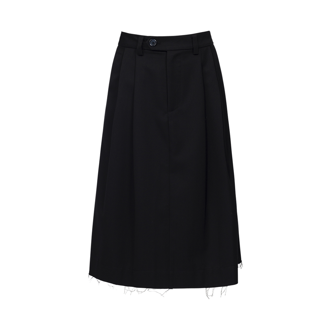 Twill Zipper Skirt | Front view of Twill Zipper Skirt VAQUERA