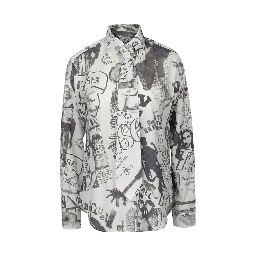 Hollywood Lowbrow Button-Down Shirt | Front view of Hollywood Lowbrow Button-Down Shirt VAQUERA