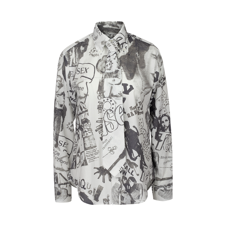 Hollywood Lowbrow Button-Down Shirt | Front view of Hollywood Lowbrow Button-Down Shirt VAQUERA