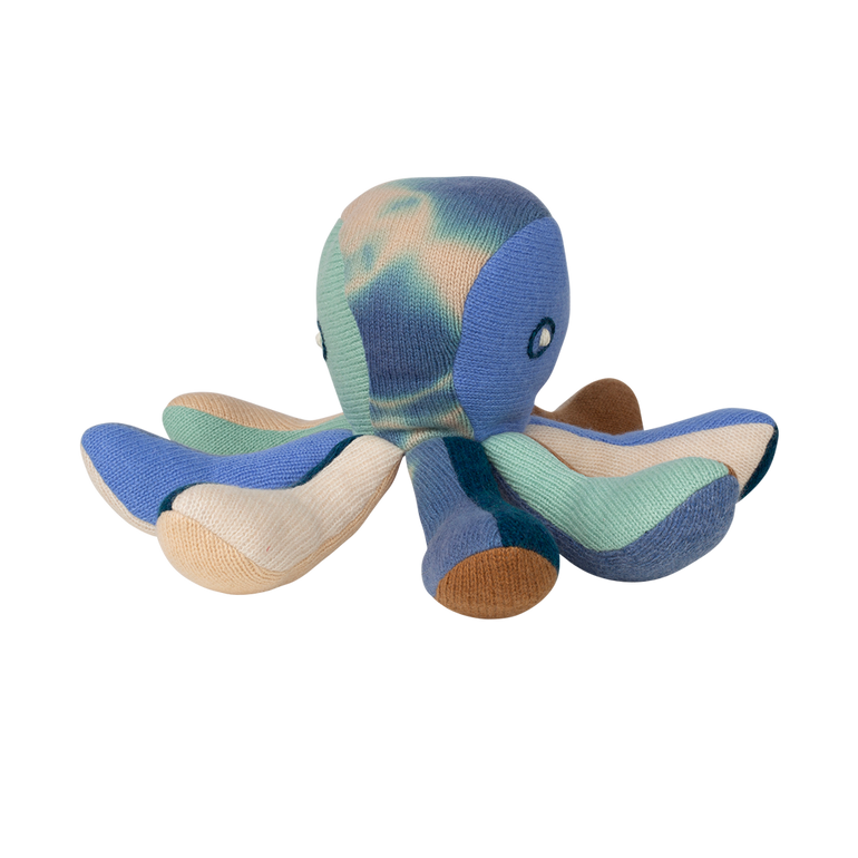 Small Octopus Plushie | Side view of Small Octopus Plushie THE ELDER STATESMAN