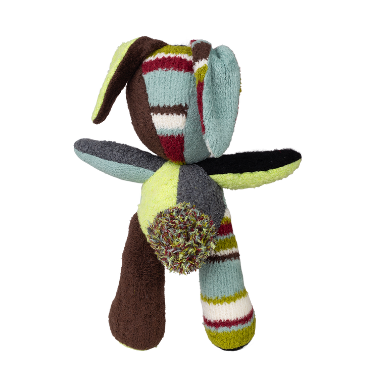 Small Rabbit Plushie | Back view of Small Rabbit Plushie THE ELDER STATESMAN