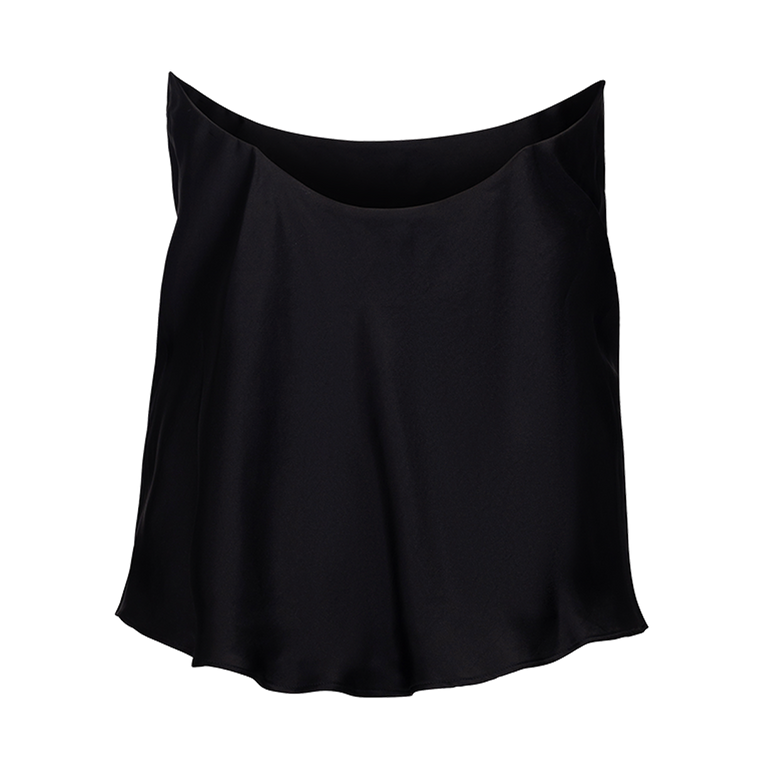 Evergreen Invisible Strap Slip Top | Back view of Evergreen Invisible Strap Slip Top in Black Y/PROJECT