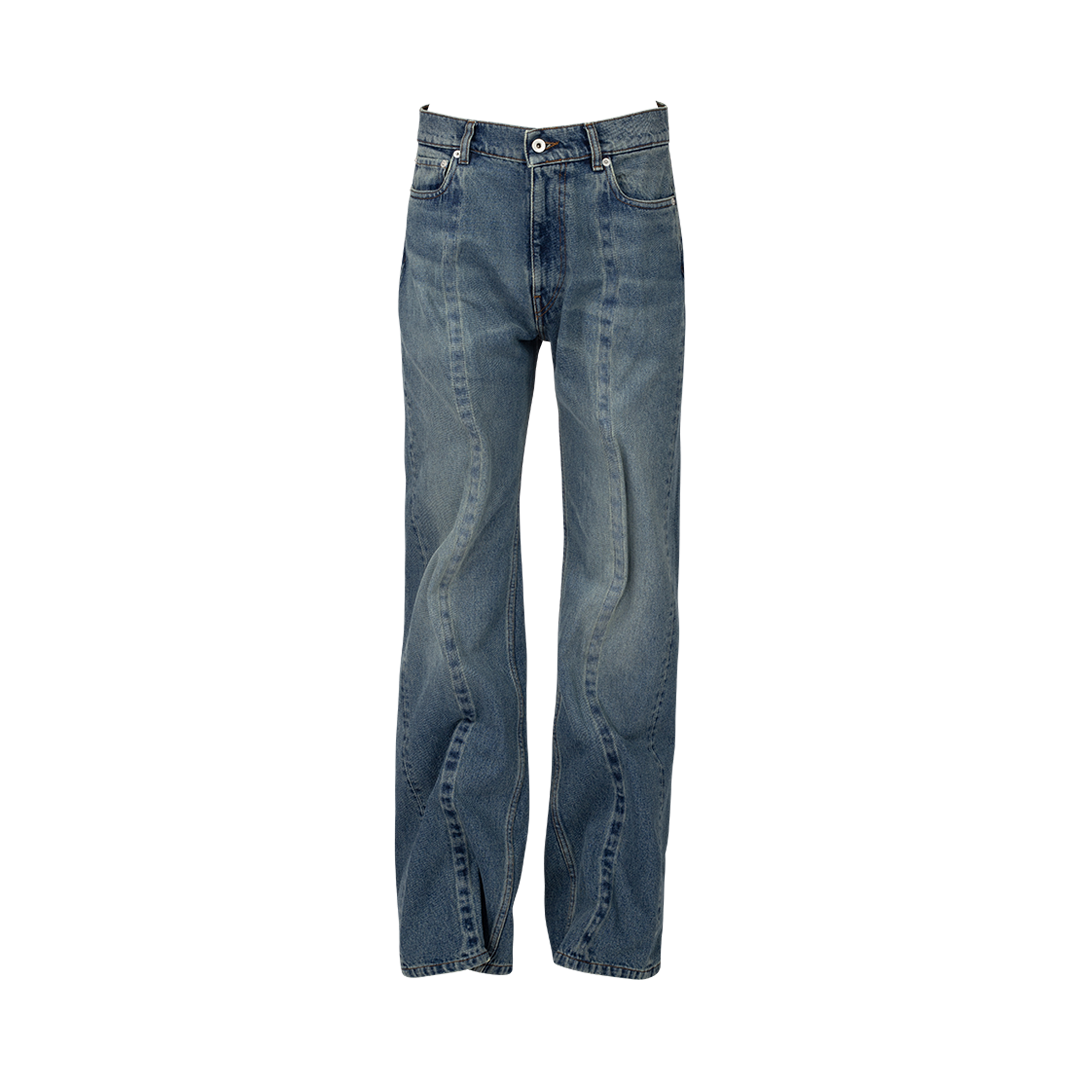 Evergreen Wire Jeans | Front view of Evergreen Wire Jeans Y/PROJECT