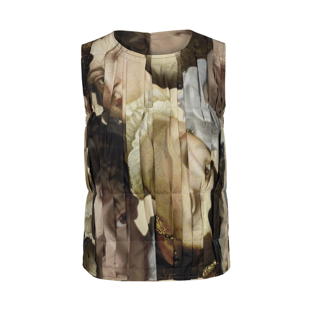 Painterly Tank Top | Front view of Painterly Tank Top COMME DES GARCONS