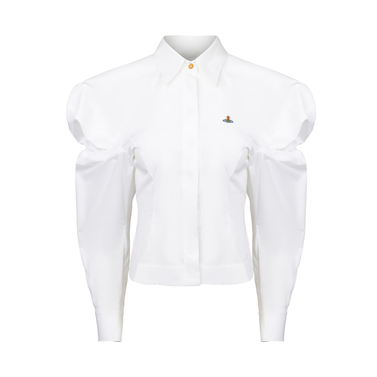 Embroidered Gexy Shirt | Front view of Embroidered Gexy Shirt VIVIENNE WESTWOOD