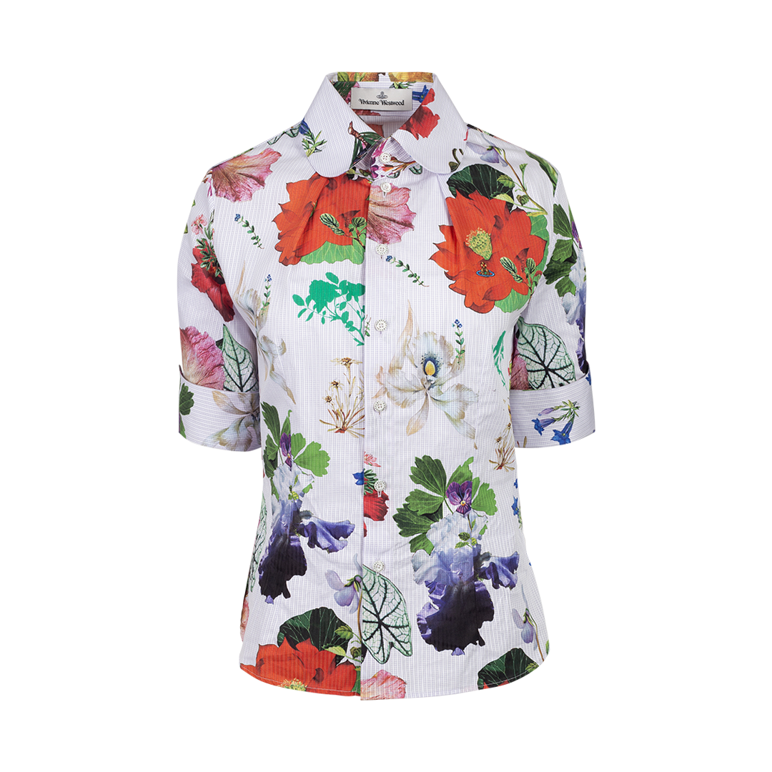 Short Sleeve Floral Shirt | Front view of Short Sleeve Floral Shirt VIVIENNE WESTWOOD