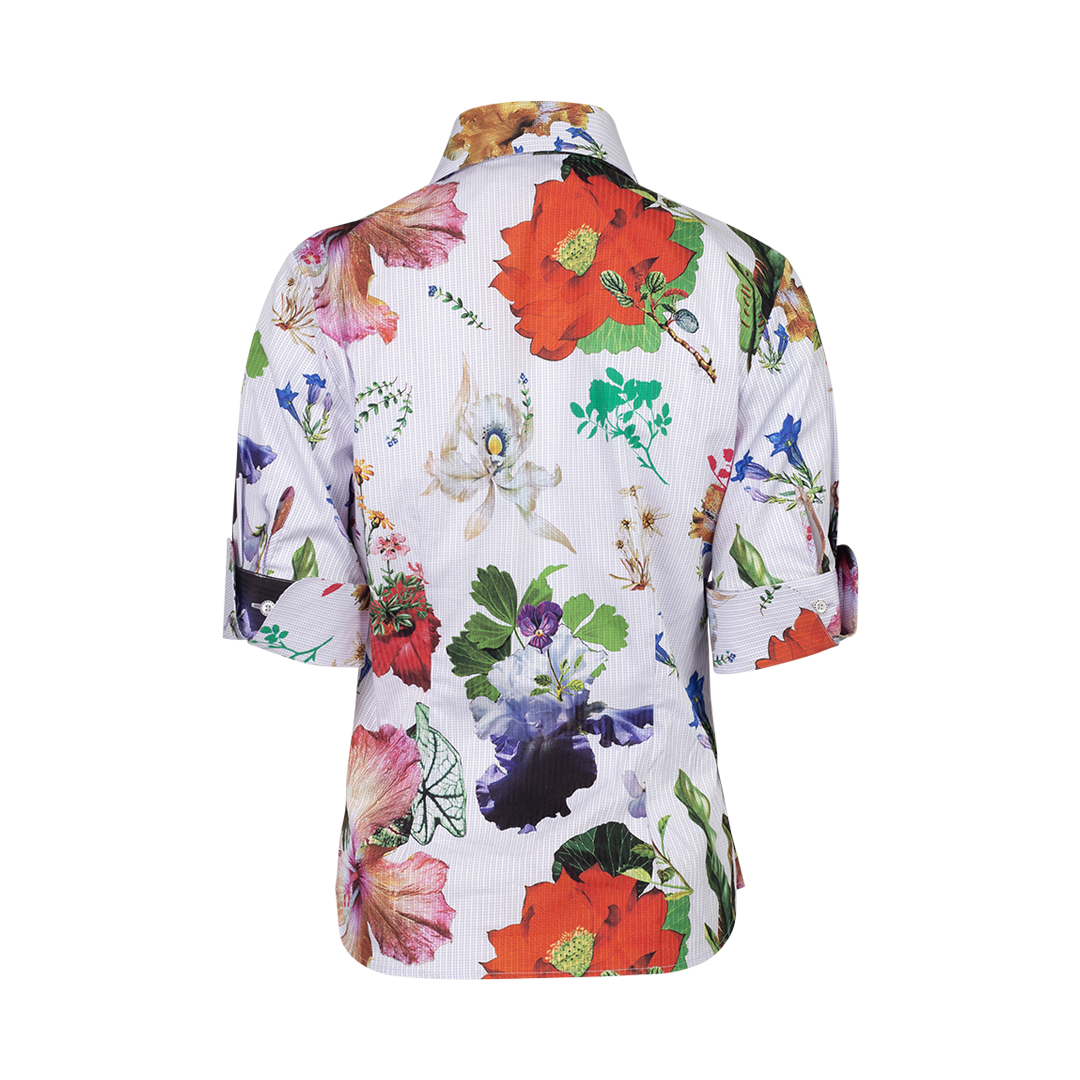 Short Sleeve Floral Shirt | Back view of Short Sleeve Floral Shirt VIVIENNE WESTWOOD