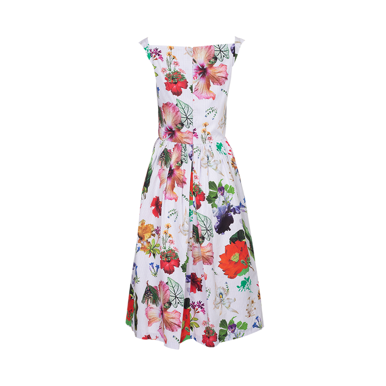 Floral Sunday Dress | Back view of Floral Sunday Dress VIVIENNE WESTWOOD