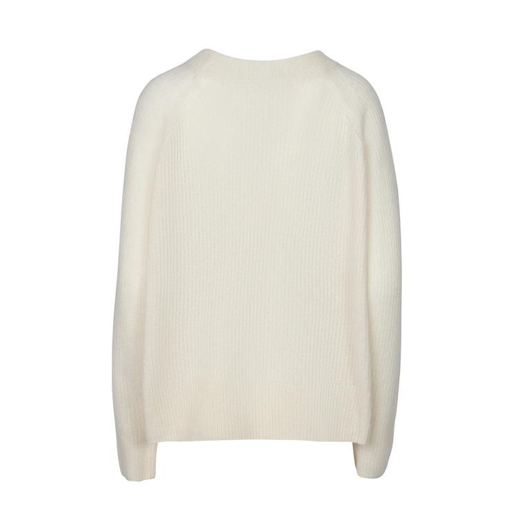 Raglan Crewneck Sweater | Back view of Raglan Crewneck Sweater CO