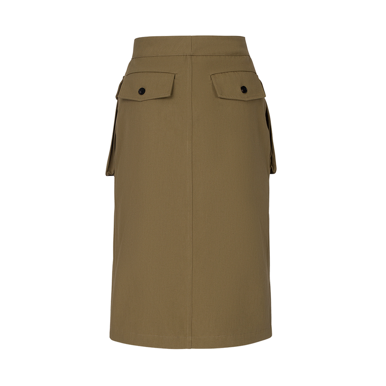 Workwear Utility Skirt | Back view of Workwear Utility Skirt CO