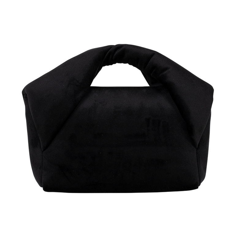 Velvet Midi Twister Bag in Black | Back view of Velvet Midi Twister Bag in Black JW ANDERSON