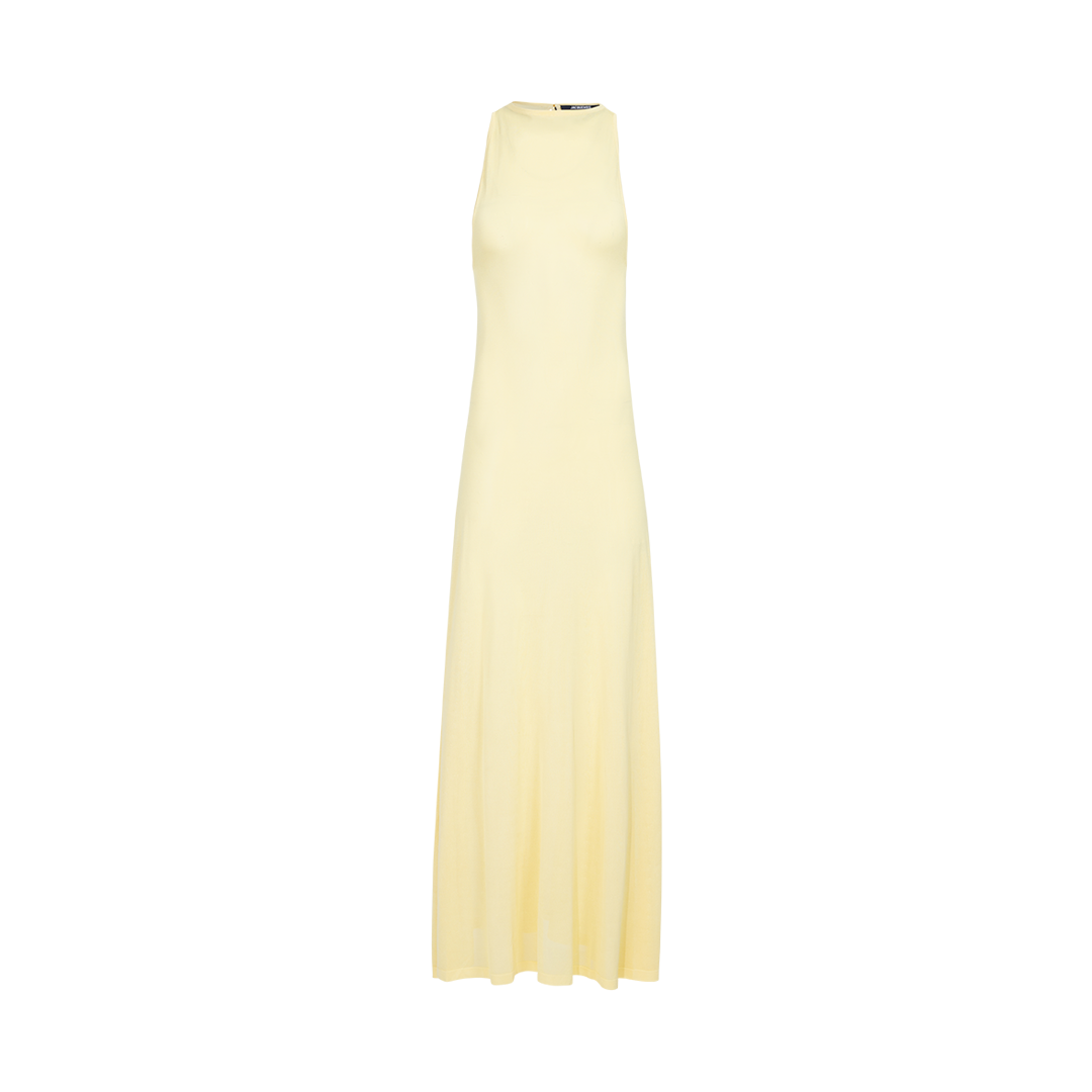 La Robe Maille Sculta Dress | Front view of La Robe Maille Sculta Dress JACQUEMUS