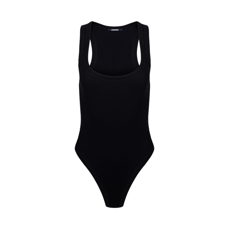 Le Body Gros Grain Bodysuit | Front view of Le Body Gros Grain Bodysuit JACQUEMUS