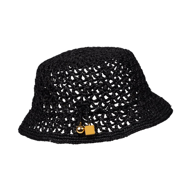 Le Bob Spiaggia Bucket Hat | Side view of Le Bob Spiaggia Bucket Hat JACQUEMUS