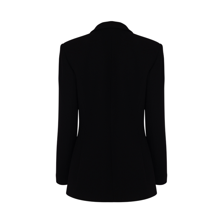 The Rosalyn Double-Breasted Jacket | Back view of The Rosalyn Double-Breasted Jacket BRANDON MAXWELL