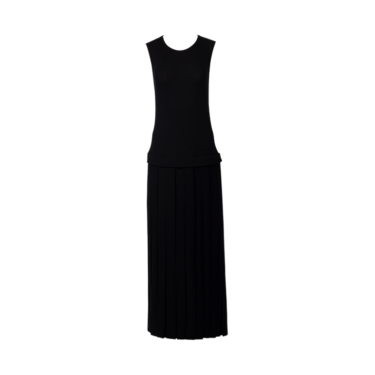 Cassette Pleated Dress | Front view of Cassette Pleated Dress KHAITE