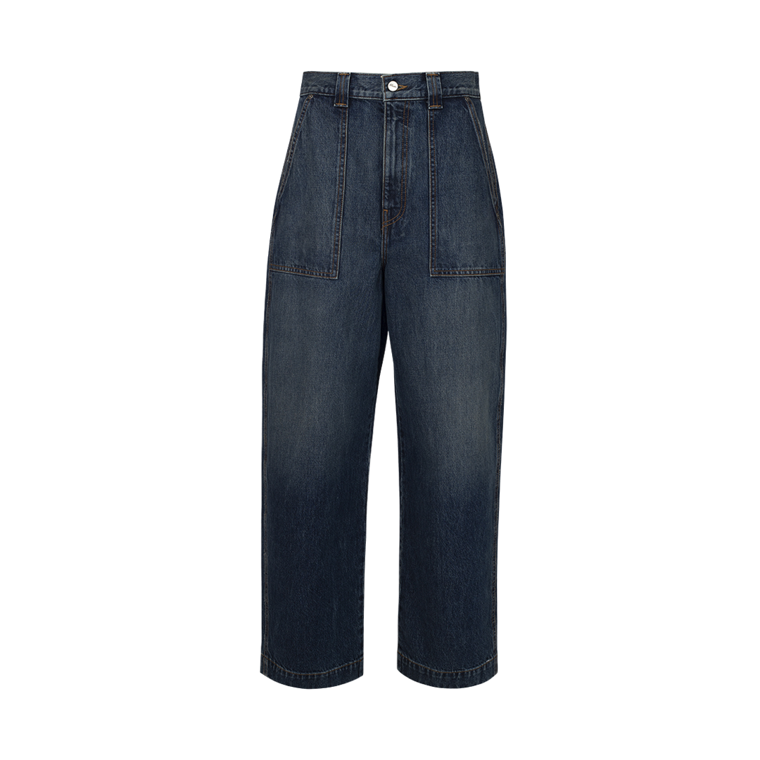 Hewitt Wide-Leg Jeans | Front view of Hewitt Wide-Leg Jeans KHAITE