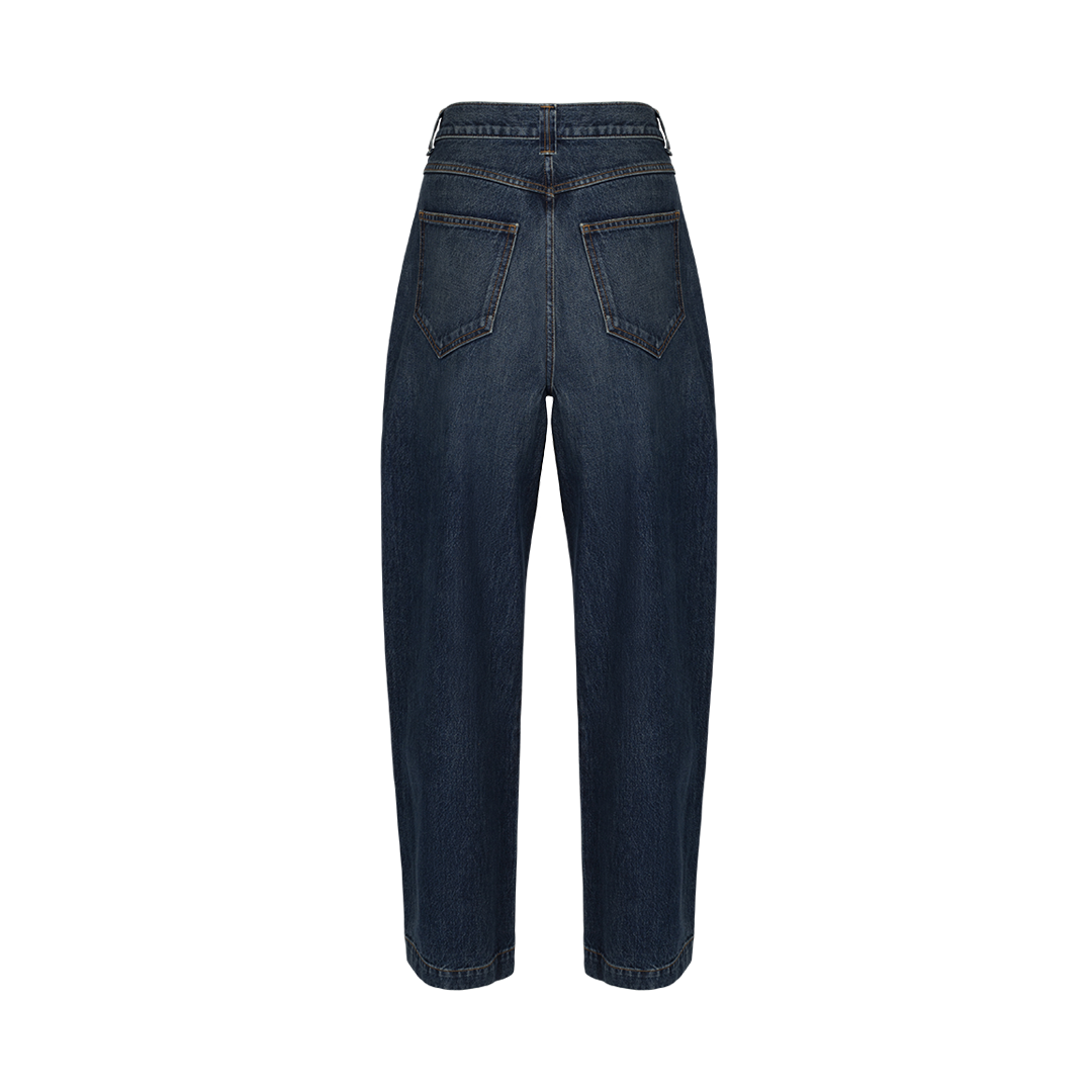 Hewitt Wide-Leg Jeans | Back view of Hewitt Wide-Leg Jeans KHAITE