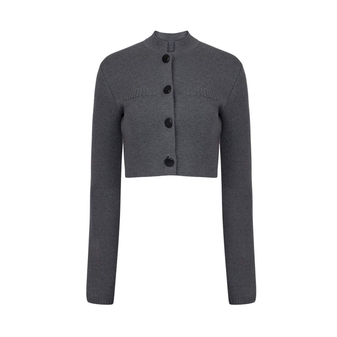 Ello Cropped Jacket | Front view of Ello Cropped Jacket KHAITE