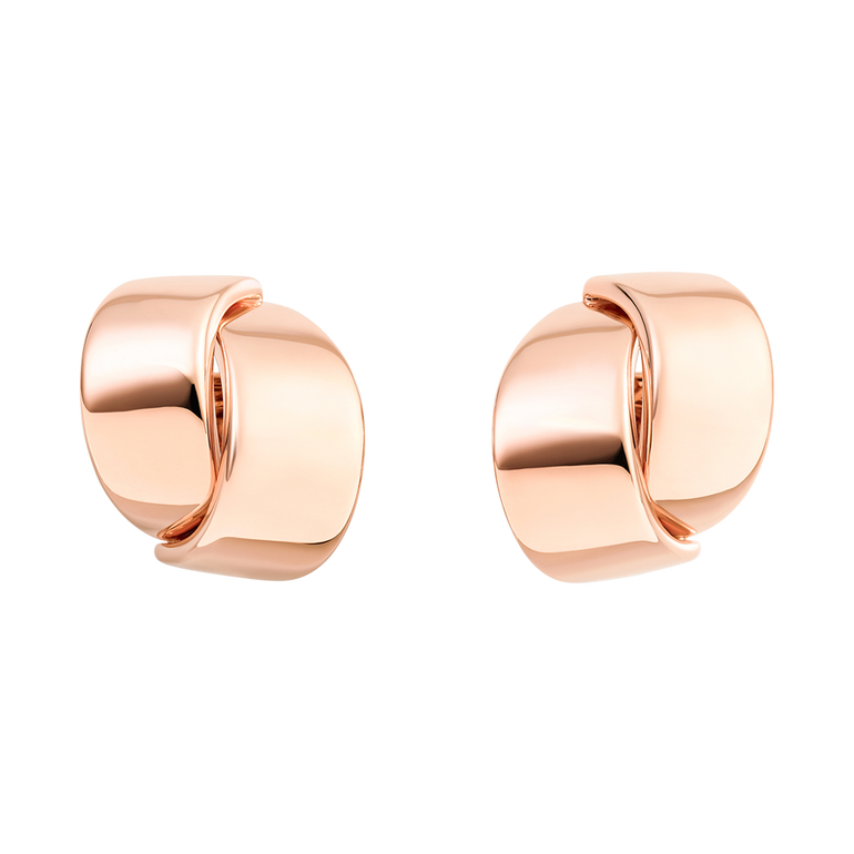 Abbraccio Clip-On Earrings | Front view of Abbraccio Clip-On Earrings VHERNIER