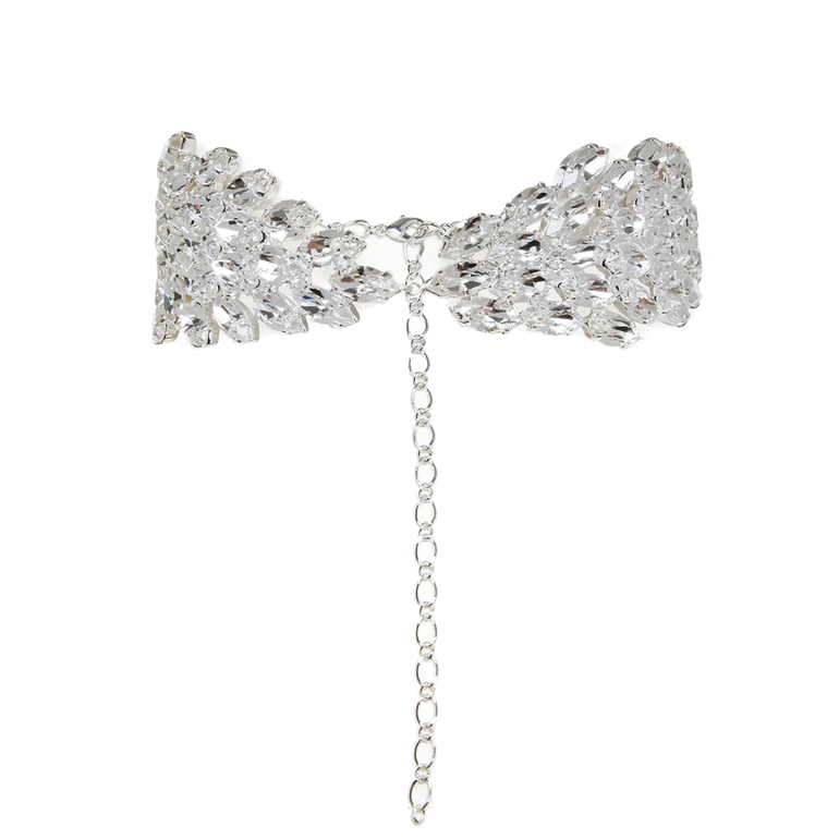 Crystal Marquise Choker | Front view of Crystal Marquise Choker MAGDA BUTRYM