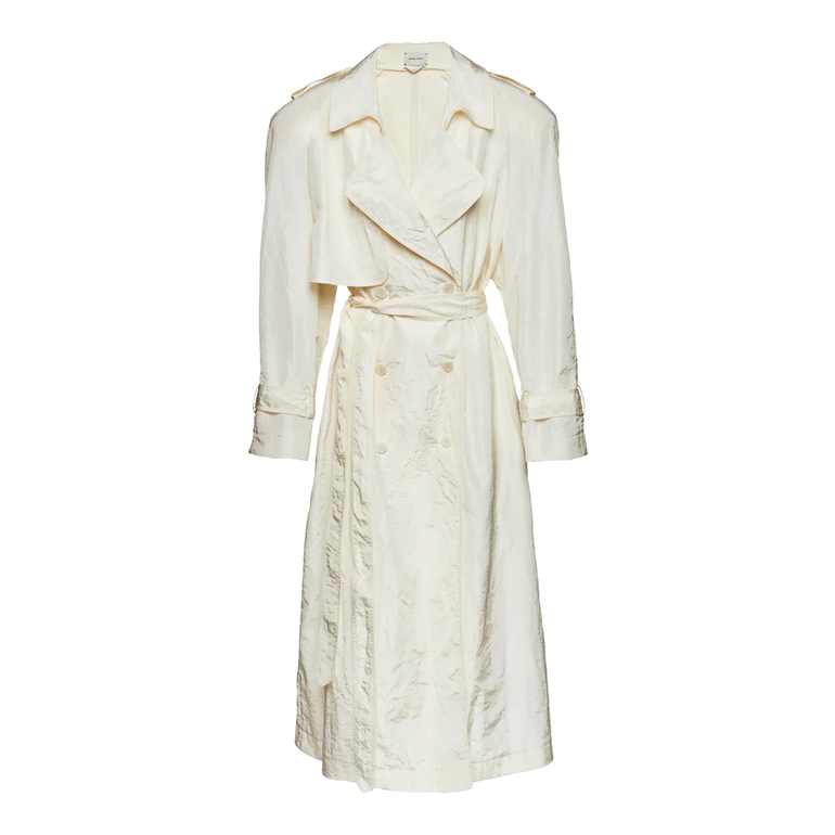 Taffeta Trench Coat | Front view of Taffeta Trench Coat MAGDA BUTRYM