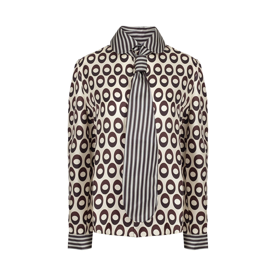 Ellipse Print Classic Shirt | Front view of Ellipse Print Classic Shirt DICE KAYEK