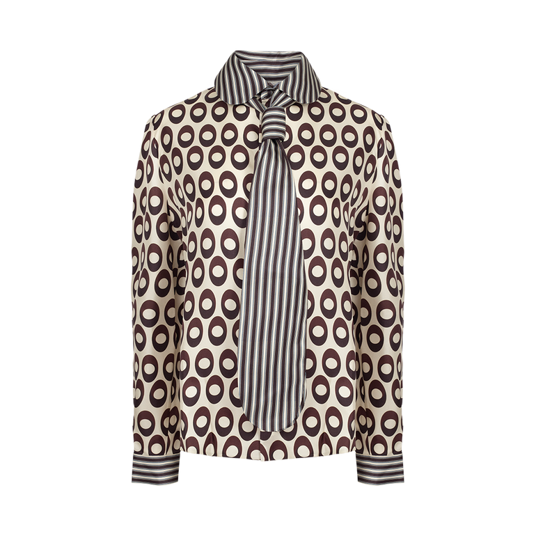 Ellipse Print Classic Shirt | Front view of Ellipse Print Classic Shirt DICE KAYEK