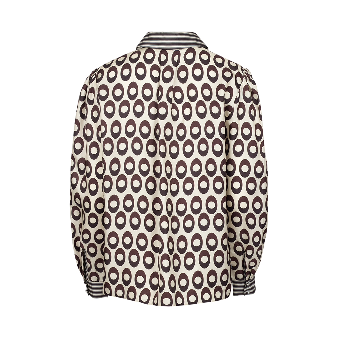 Ellipse Print Classic Shirt | Back view of Ellipse Print Classic Shirt DICE KAYEK