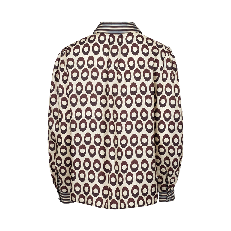 Ellipse Print Classic Shirt | Back view of Ellipse Print Classic Shirt DICE KAYEK