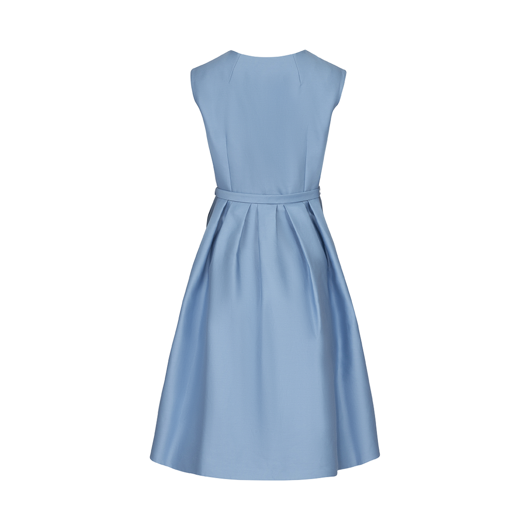 Pleated Classic Dress | Back view of Pleated Classic Dress DICE KAYEK