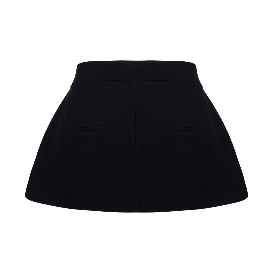 Pearl-Embellished Skirt Belt | Back view of Pearl-Embellished Skirt Belt DICE KAYEK