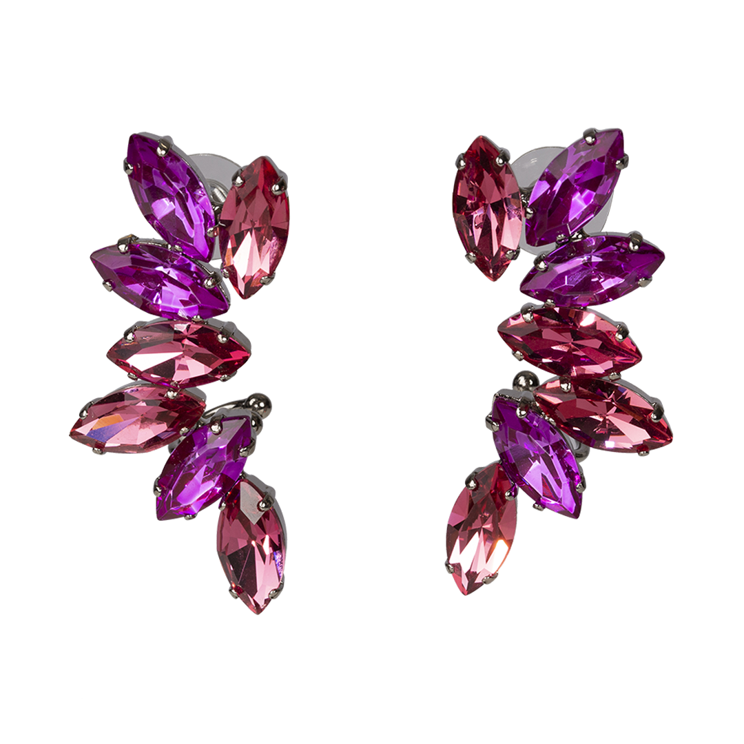 Pink Ear Climbers | Front view of Pink Ear Climbers ERDEM