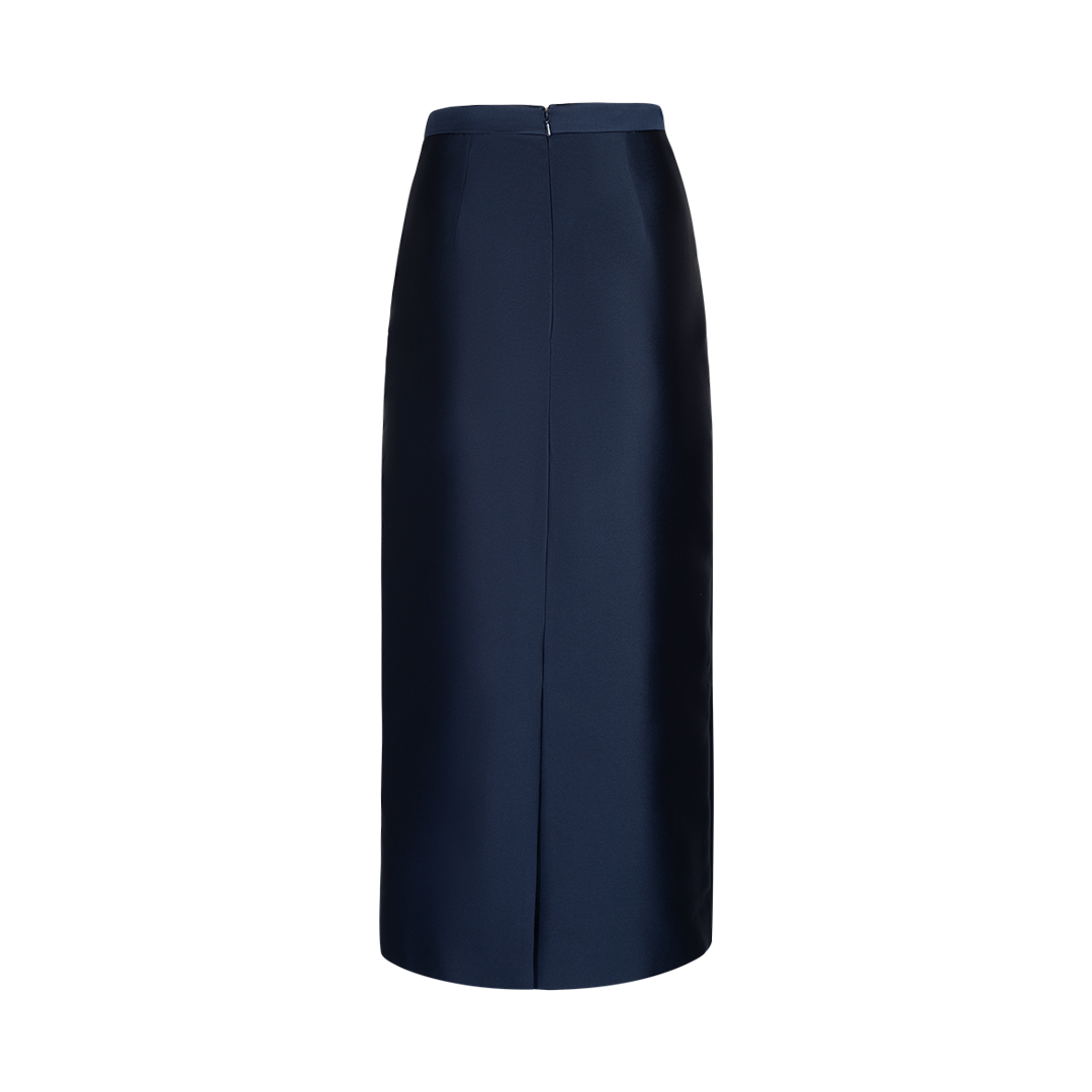 Beaded Midi Pencil Skirt | Back view of Beaded Midi Pencil Skirt ERDEM