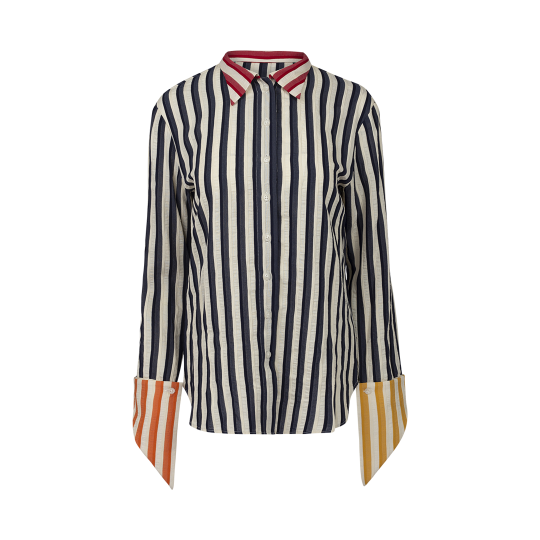 French Cuff Button Up Shirt | Front view of French Cuff Button Up Shirt ROSIE ASSOULIN