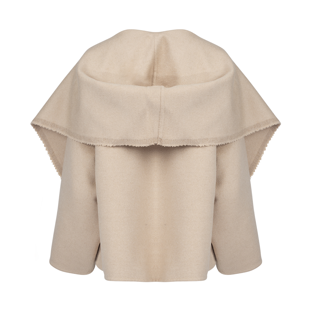 Cropped Hooded Jacket | Back view of Cropped Hooded Jacket DUSAN